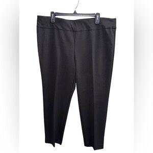 Jones Studio Classic Black Straight Leg Dress Pants - Size XL